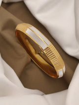 Silver & Golden Designer Gents Kada- DNO. GK - 022