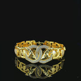 Twin Cheetah "Eternal Loop" Statement Bracelet