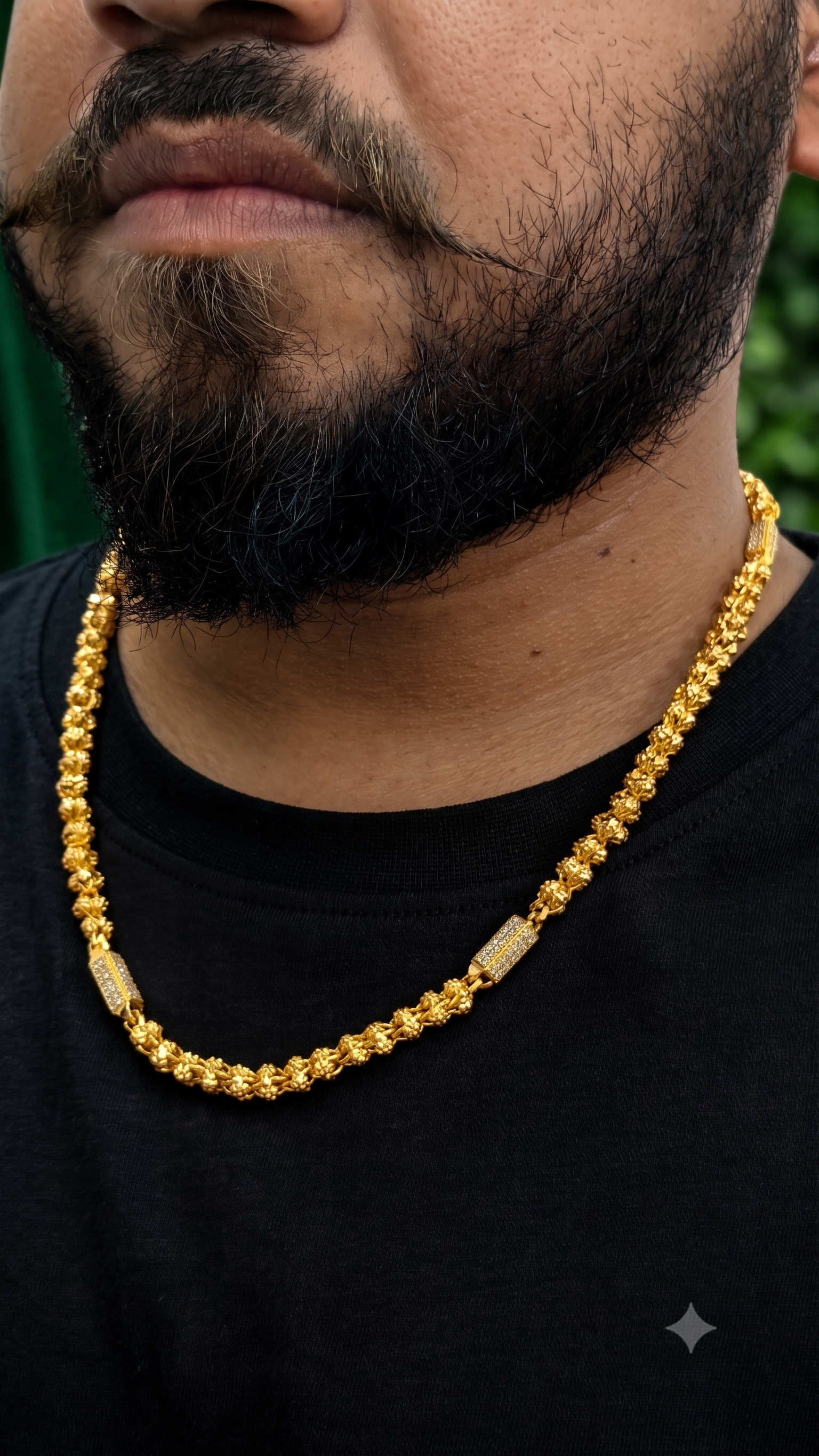 Gold plated chain for men