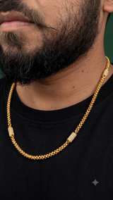 Gold plated chain for men
