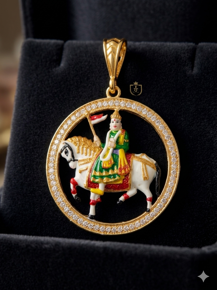 Ramdev pir god pendle for men
