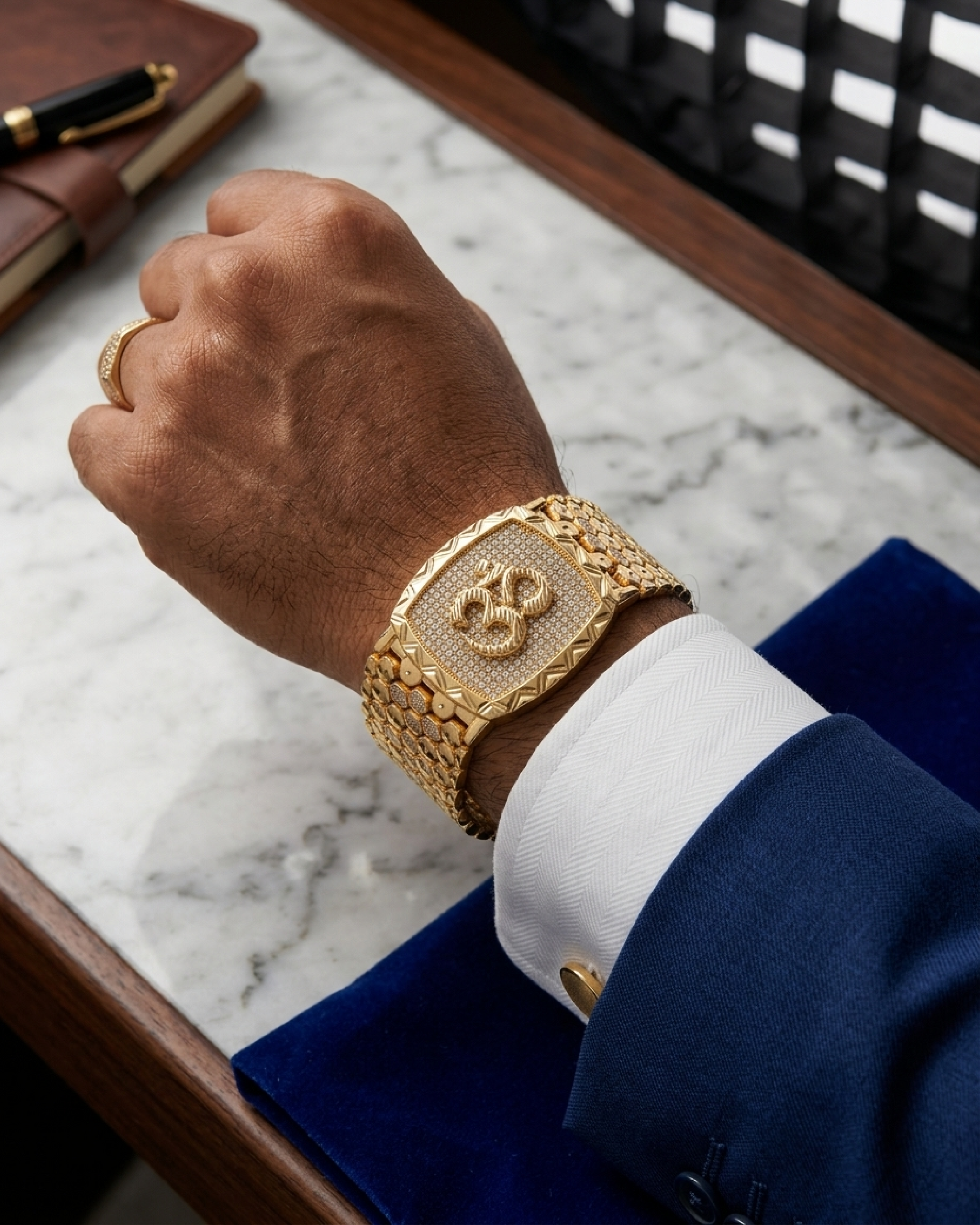 Gold plated bracelet