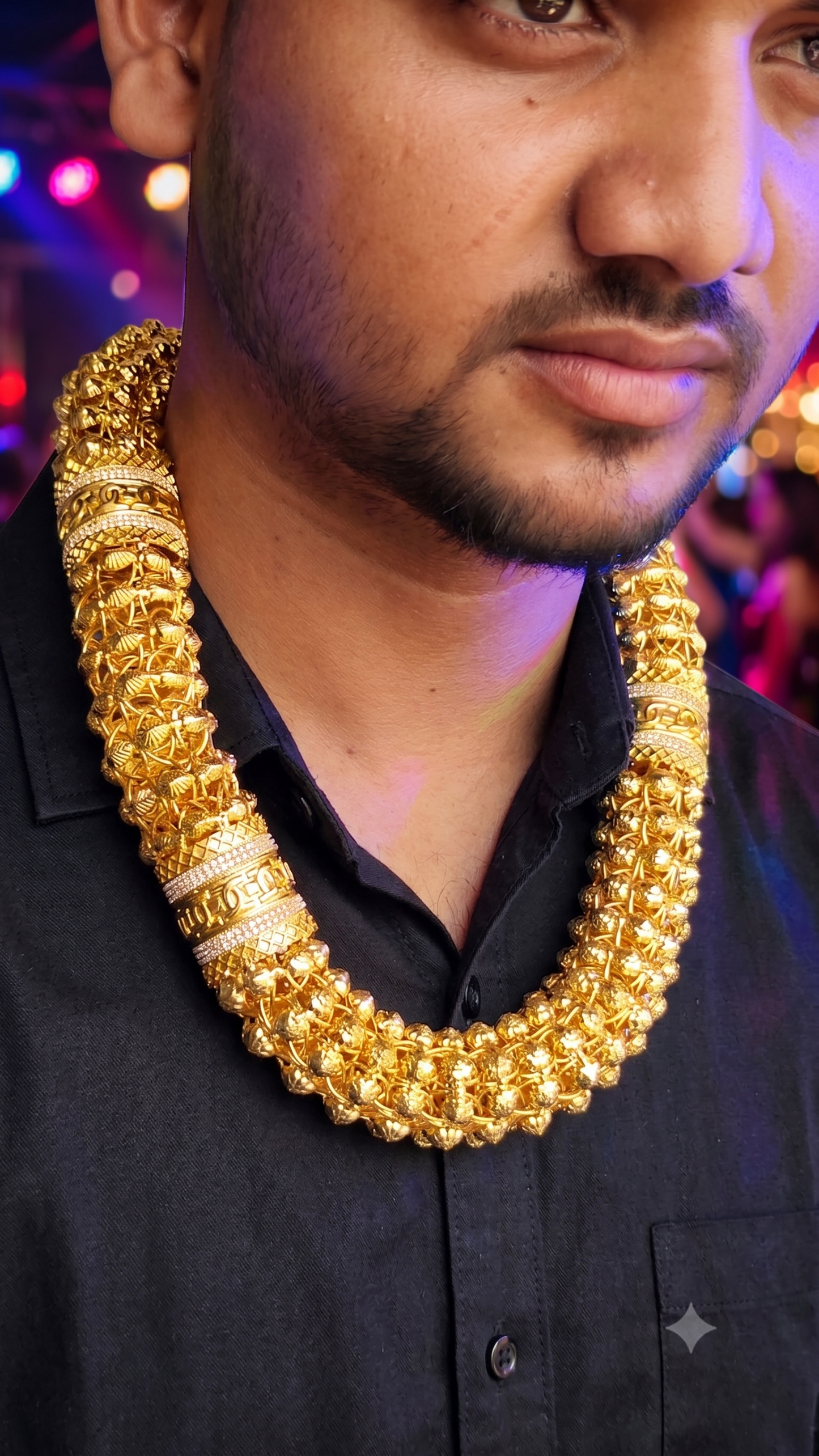 Gold men gold plated chain for men