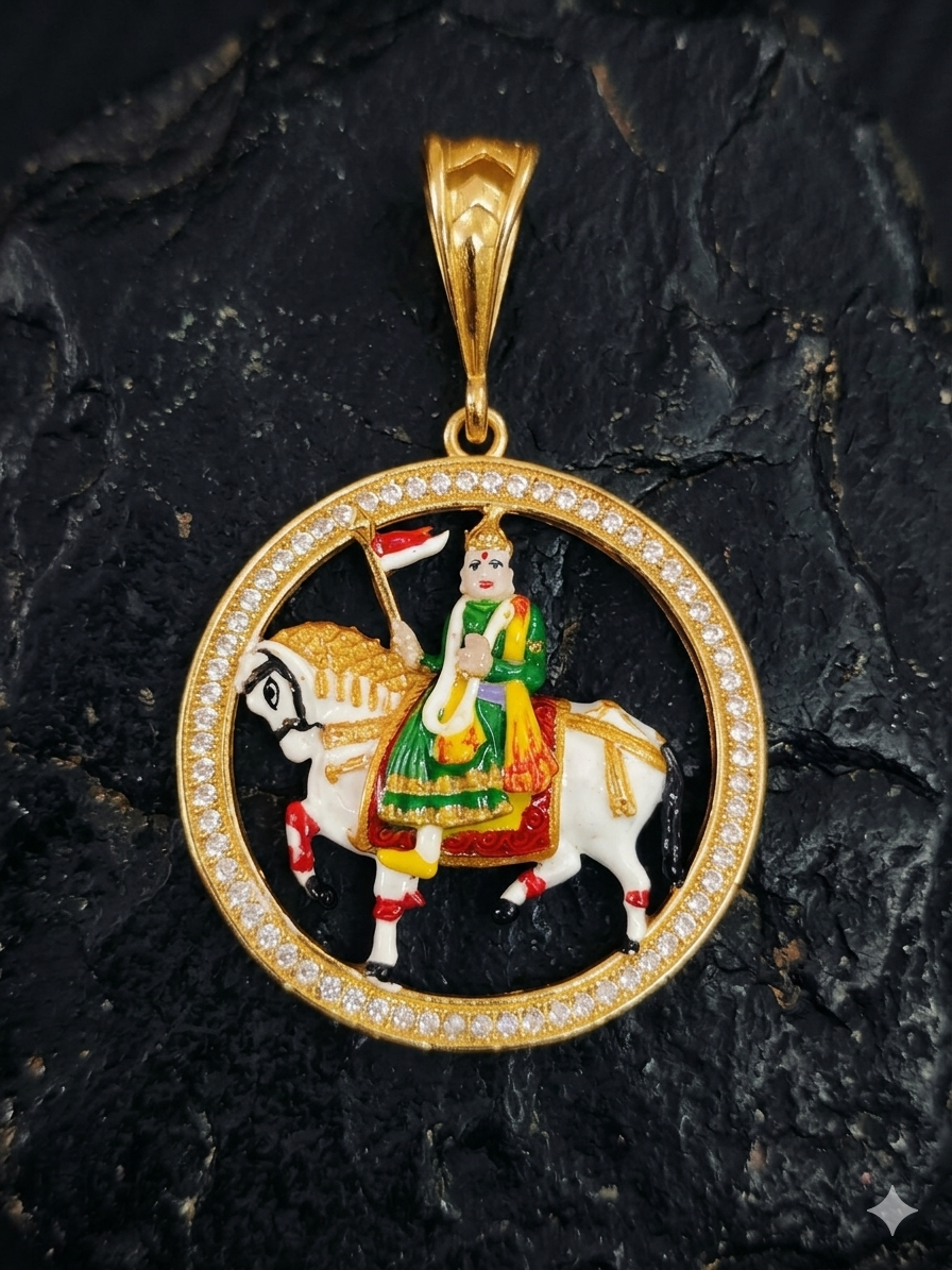 Ramdev pir god pendle for men