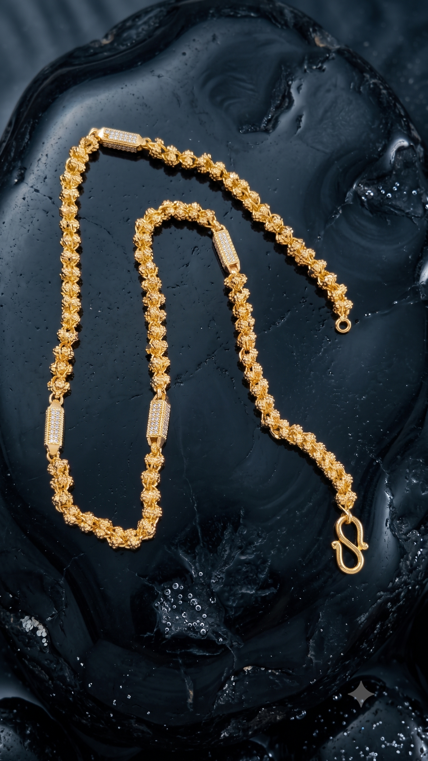 Gold plated chain for men