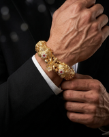 Royal Gaja Heritage: Antique Gold Nakshi Elephant Kada